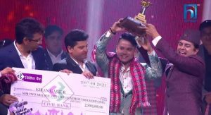 लोकप्रिय रियालिटी सो “द भ्वाईस अफ नेपाल सिजन ३” को उपाधि किरण गजमेरलाई