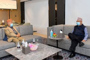 केपी शर्मा ओली र वरिष्ठ नेता माधवकुमार नेपालबीच भेटवार्ताको तयारी केपी शर्मा ओली र वरिष्ठ नेता माधवकुमार नेपालबीच भेटवार्ताको तयारी