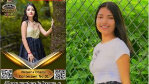मिस ग्रान्ड २०२२ को विजेता बन्न प्रतिस्पर्धाको मैदानमा नतशा धामी, भोट गरेर जिताउन अपिल मिस ग्रान्ड २०२२ को विजेता बन्न प्रतिस्पर्धाको मैदानमा नतशा धामी, भोट गरेर जिताउन अपिल