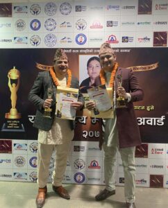 बुवा छोरा भुवन बडु र जिवन बडु “रारा म्युजिक अवार्ड” बाट सम्मानित