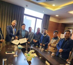 सगरमाथा लुम्बिनी इन्स्योरेन्स कम्पनी लिमिटेड र नेपाल मोबाइल व्यवसायी महासङ्घबिच बिमा सम्बन्धी सम्झौता
