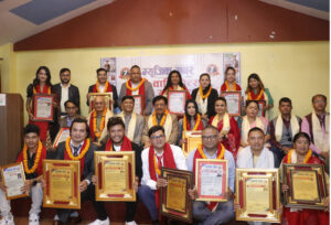 म्यूजिक खबरको को “७ औं वार्षिकोत्सव तथा स्रष्टा सम्मान कार्यक्रम” सम्पन्न